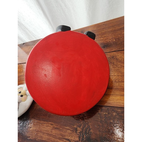 Santa Roly Poly‎ Vintage Candy Dish Hand painted - Picture 7 of 7